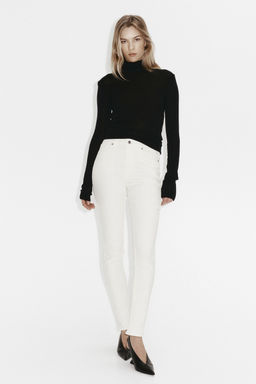 H&M - Women White Skinny High Jeans