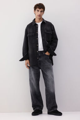 H&M - Men Grey Baggy Jeans