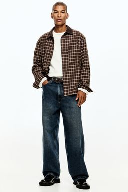 H&M - Men Blue Baggy Jeans