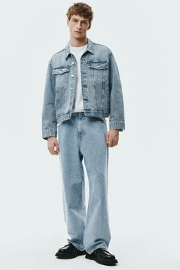H&M - Men Blue Baggy Jeans