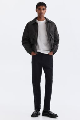 H&M - Men Blue Slim Fit 5-Pocket Trousers