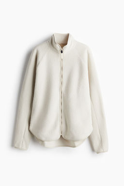 H&M MOVE - Teddy Sports Jacket Beige