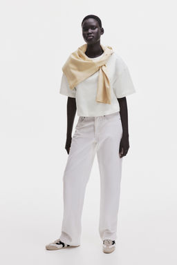 H&M - Women White Boxy T-Shirt