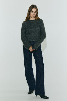 H&M - Women Blue Straight High Jeans