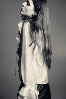 H&M - Women Pink Flounced Blouse