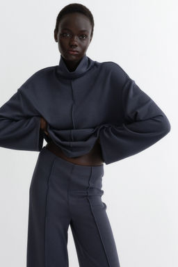 H&M - Women Blue 2-Piece Top And Trousers Set