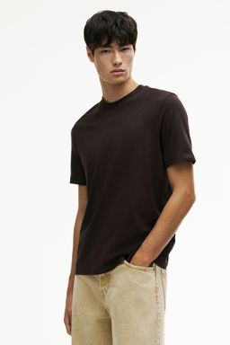 H&M - Men Brown Regular Fit Round-Neck T-Shirt