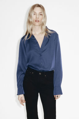 H&M - Women White V-Neck Blouse