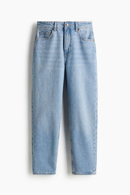 H&M - Women Blue Mom Slim Fit High Waist Ankle Jeans