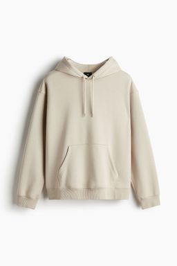 H&M - Men Beige Loose Fit Hoodie