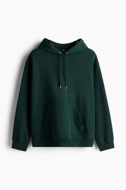 H&M - Men Green Loose Fit Hoodie