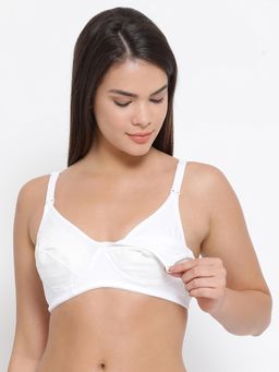 Clovia - Non-Padded Non-Wired Maternity / Feeding Bra - Cotton Rich