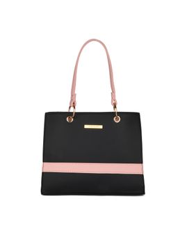 Caprese - Small Black Casual Satchel Handbag