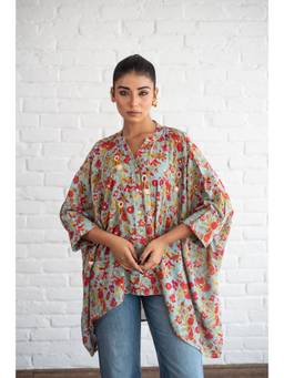 Keva Clothing - Afreen Blue Kaftan
