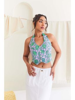 Urban Suburban - Floral Printed Crop Top