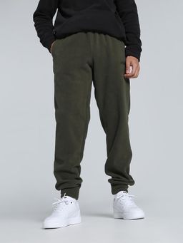 Puma - Elevated Men's Green Knitted Joggers
