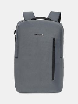 Swiss Military - Flip 19L Laptop with Padded Compartment, Water-Resistant Backpack - Grey