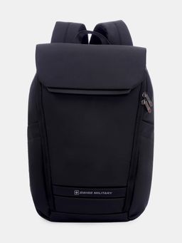 Swiss Military - Gazebo Polyester 15.6 Laptop with Quick Access Pocket Backpack - Black