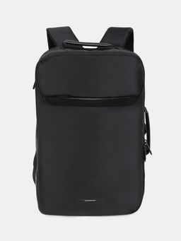 Swiss Military - QUARTIC Laptop with Padded Compartment and Trolley Strap Backpack - Black