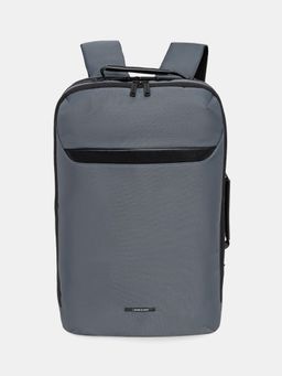 Swiss Military - QUARTIC Laptop with Padded Compartment and Trolley Strap Backpack - Grey