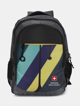 Swiss Military - 15.6 Laptop Lightweight for Office and Travel, 25L Backpack - Grey