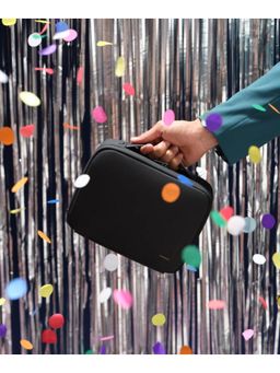 MOKOBARA - The Hanging Unisex Money Moves Black Toiletry Pouch