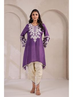 Autumnlane - Sera Helio Embroidery Kurta and Dhoti