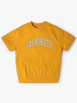 GAP - Mustard Solid Relaxed Fit Sweatshirt