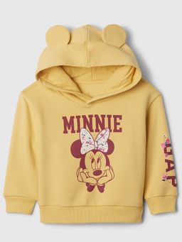 GAP - Yellow Printed Relaxed Fit Hoodie