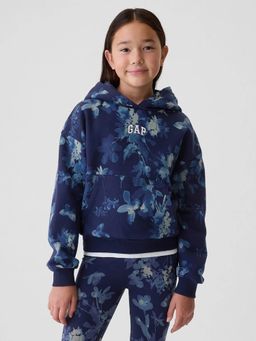 GAP - Blue Floral Relaxed Fit Hoodie