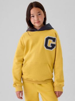 GAP - Yellow Colorblock Relaxed Fit Hoodie