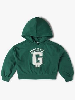 GAP - Green Solid Relaxed Fit Hoodie