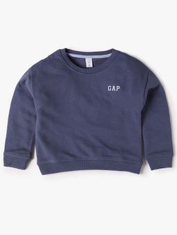 GAP - Blue Printed Relaxed Fit Sweatshirt