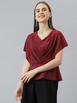 Latin Quarters - Women Maroon Top