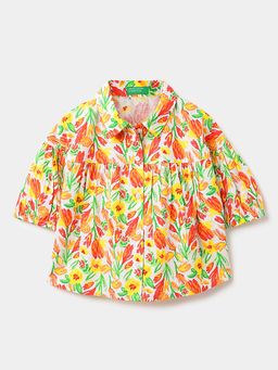 United Colors of Benetton - Multi-Color Printed Regular Fit Shirt