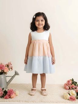 Keebee Organics - Multi-Color Self Design Comfortable Fit Dress