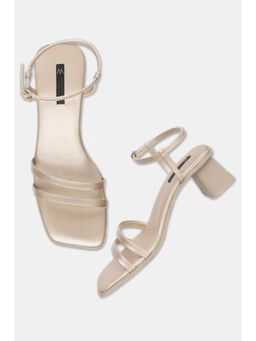 W - Gold Solid Open Block