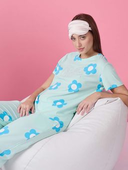 Sweet Dreams - Women's Floral Printed Pyjama Set