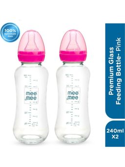 Mee Mee - Premium Glass Feeding Bottle (Pack of 2)