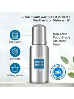 Mee Mee - Baby Premium Steel Feeding Bottle (Pack of 3)