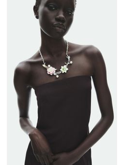 H&M - Women Multi-Color Flower-Detail Necklace