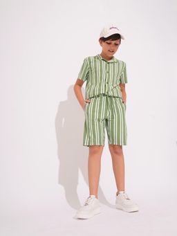 Jack & Jones Junior - Boys Stripes Regular Fit Shirt