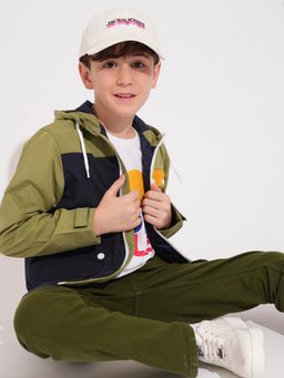 Jack & Jones Junior - Boys Colorblocked Regular Fit Jacket