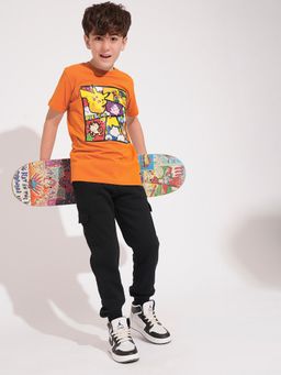 Jack & Jones Junior - Boys Graphic Print Regular Fit T-Shirt