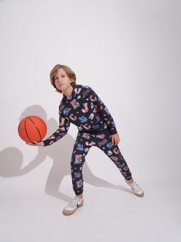 Jack & Jones Junior - Boys Typographic Jogger Fit Sweatpants