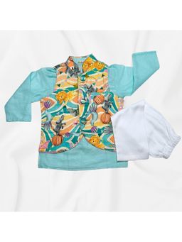 Tura Turi - Circus Jacket with Kurta and Pyjama (Set of 3)