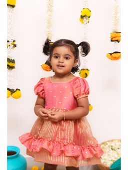 EKANTA - Pragathi Peach Mini Dress