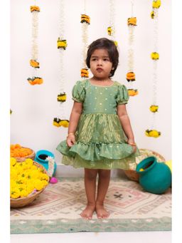 EKANTA - Pragathi Mint Green Mini Dress