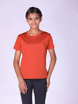 UMILDO - Girl's Active Sports Wear Solid Short Sleeve Running Workout T-Shirts