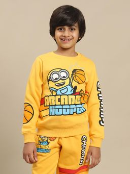 Kidsville - Minions Printed Regular Fit Sweatshirt for Boys